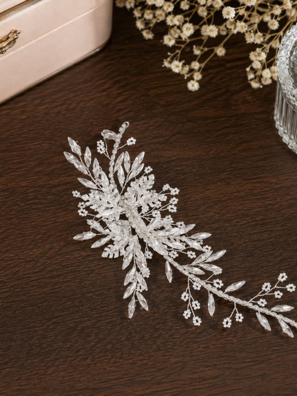 Crystal Floral Hair Vine